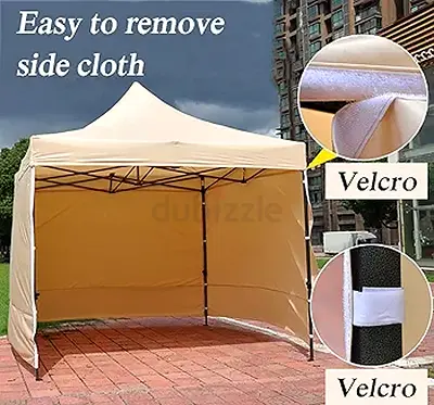 NOVOCE Up Gazebo 3X3 with Sides - Waterproof Party Tent - Folding Gazebos for Patio, Backyard, Garde