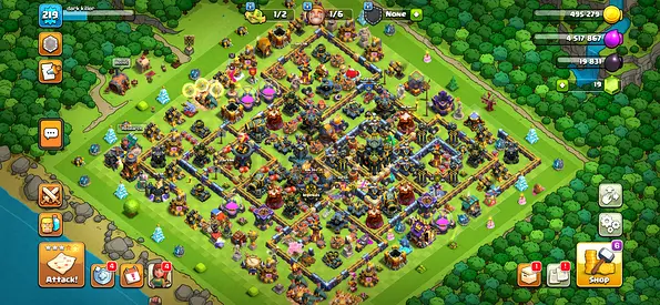 Clash of clans town hall17 maxed.  Call:-                  Whatsappp:-  . (Rare)
