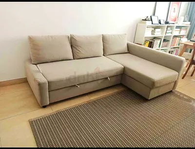 Looks great Condition Ikea L Shape Sofa Bed with Storage