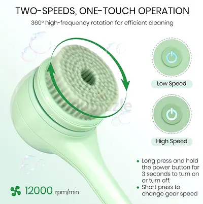 Electric Body Brush for Back and Shower Scrubber