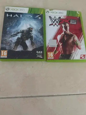 WWE 2K15  Halo 4 Xbox 360 Games Bundle