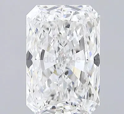 3.04 E VVS2 RADIANT SHAPED LAB GROWN DIAMOND IGI CERTIFIED FOR SALE