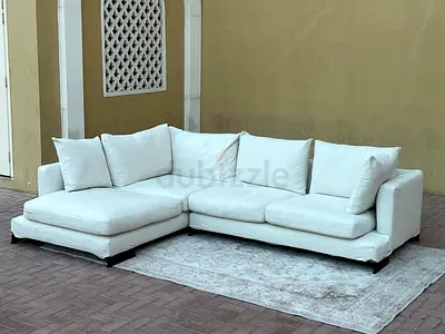 Feather filled Sectional Feather 🪶 ️ sofa