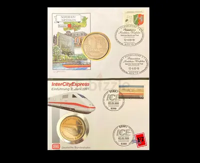 Collectible Coins and First Day Covers Set