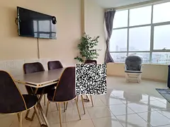 À vendre : Appartement T2 (une chambre et un salon) avec vue sur mer, Al Khawar, Orient Towers, Ajm