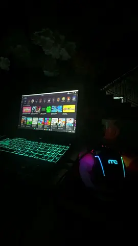 Gaming Laptop with RGB Keyboard and Custom Mouse