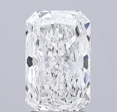 2.01 E VVS2 RADIANT SHAPE LAB GROWN DIAMOND IGI CERTIFIED FOR SALE