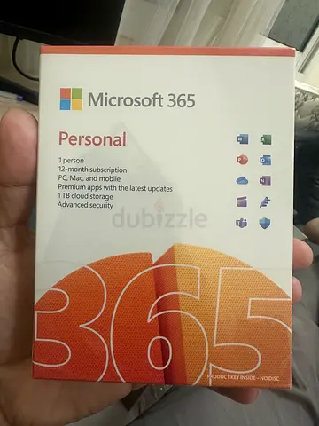 Microsoft 365 Personal ( Key inside unpacked box)  with bill
