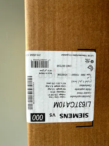 Siemens LI63JCA10M hood - Brand New