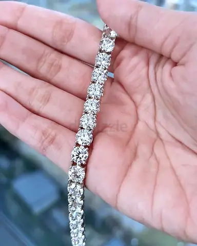 18.92cts Natural Diamond Tennis Bracelet GIA