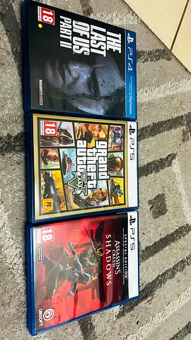 Gta 5 ps5 / last of us 2 / assassins creed shadow special  edition