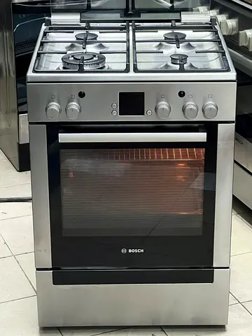 Bosch Stainless Steel Gas Cooker - Perfect for Your Kitchen!