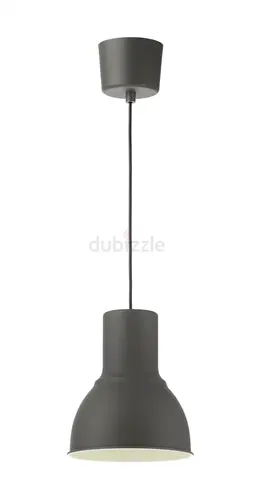 Dark Gray Pendant Light for Modern Spaces, set of 2