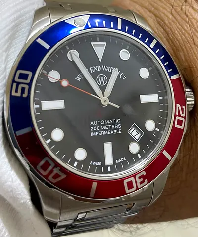 Luxury West End Watch Co. automatic Dive Watch