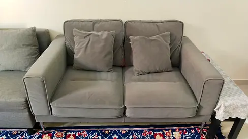 Comfortable Grey Sofa Set with Elegant Design