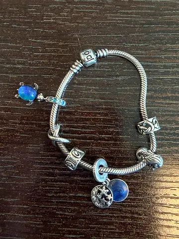Pandora Bracelets with 4 included charms