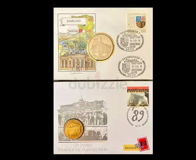Historical Collectibles: Saarland and Friedrich Revolution Stamps