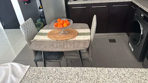 Modern Dining Table with Stylish Chairs