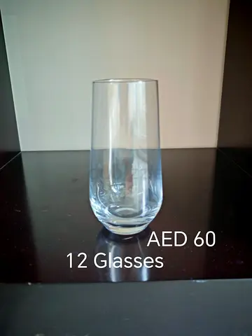Set of 12 Elegant Glasses for Sale