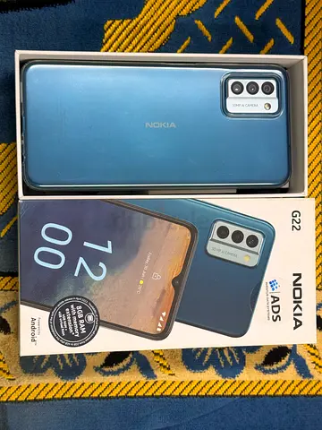 Nokia G22 128GB Blue - Affordable Android Smartphone with Box and Accessories