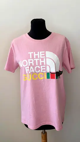 Gucci x North Face Shirt in Light Pink - Size M