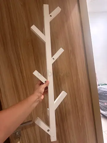 Modern White Wall Hook for Stylish Storage