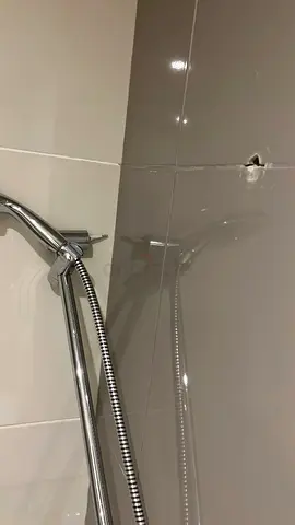 Shataf and shower hand fixing