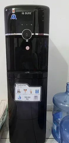 Sure water dispenser black color