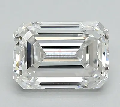 1.02 E VVS2 EMERALD SHAPE LAB GROWN DIAMOND IGI CERTIFIED FOR SALE