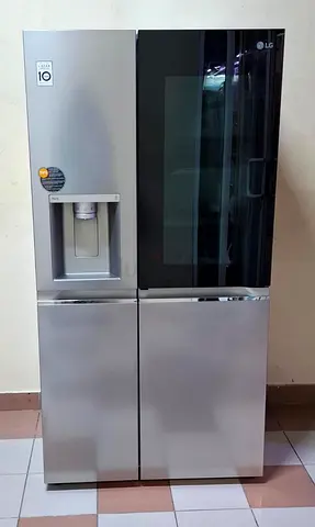 LG Refrigerator latest model with Instaview very neat and clean no scratches free delivery with warr