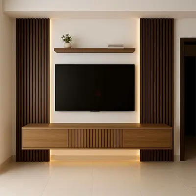 Elegant Modern Entertainment Center