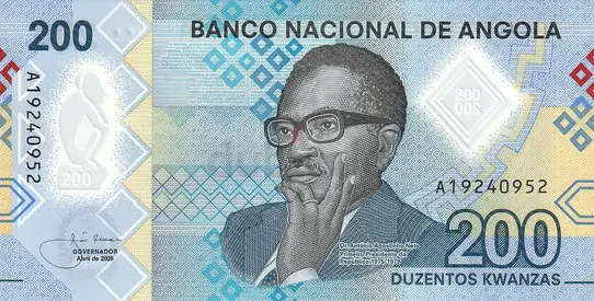 ANGOLA 200 KWANZAS BANKNOTE 2020