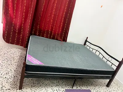 Comfortable and Stylish Bed Frame with Mattress