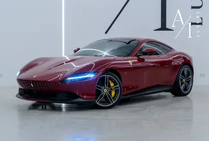 2021 Ferrari Roma, With Warranty  Service Contract, Carbon Fibre Package, GCC Spec