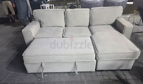 Comfortable L-Shaped Sofa with Storage