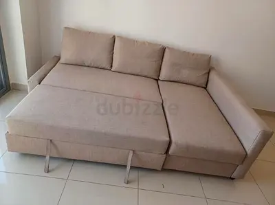 Comfortable Beige Sofa Bed for Sale