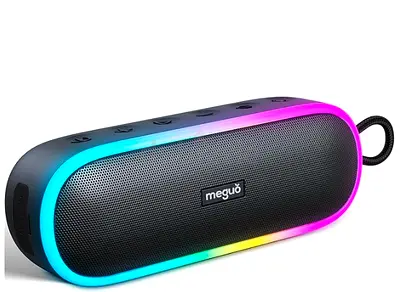 Meguo Portable Bluetooth Speaker with RGB Lighting