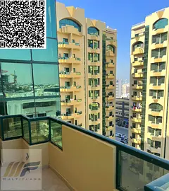 Apartment for annual rent in Al Rashidiya Towers – Ajman  A great opportunity to live with a wonde
