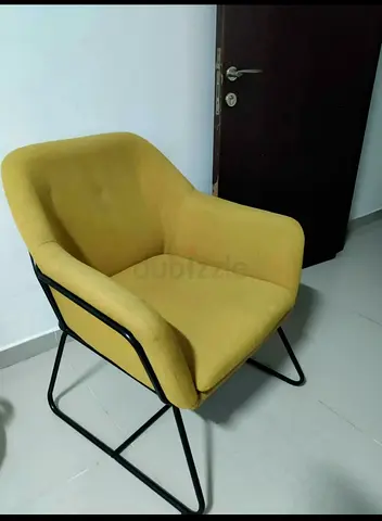 Modern Yellow Accent Chair