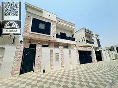 🏠For rent in Al Yasmin - Ajman, 5 master bedrooms, majlis, hall and maid's room, first tenant