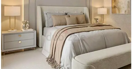 White colour brand new 180*200 king size bed