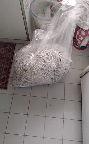 Shredded paper