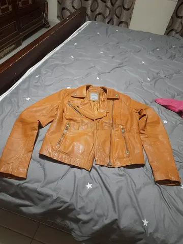 Stylish Brown Leather Jacket for Sale
