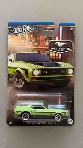 Hot Wheels 71’ Ford Mustang Mach I - Silver Series Edition