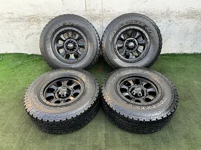 Original Dirty Life 17” rims with 285/70R17 Geolander for Ram 1500 5lugs