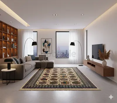 Beautiful Modern Carpet for Sale , Sherwan handmade rug 100% wool