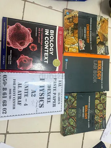Textbooks and past papers for sale