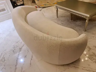 The One AMANDA 3 Seater Sofa White