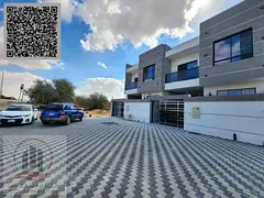 Villa for sale in Ajman, Al Helio area, including registration fees. 5 master bedrooms, majlis, livi