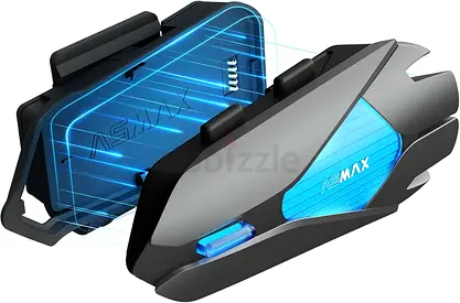 ASMAX Z1 SP Motorcycle Intercom, Bluetooth 5.3 Mesh Intercom for up to 10 Motorcycles Helmet Headset